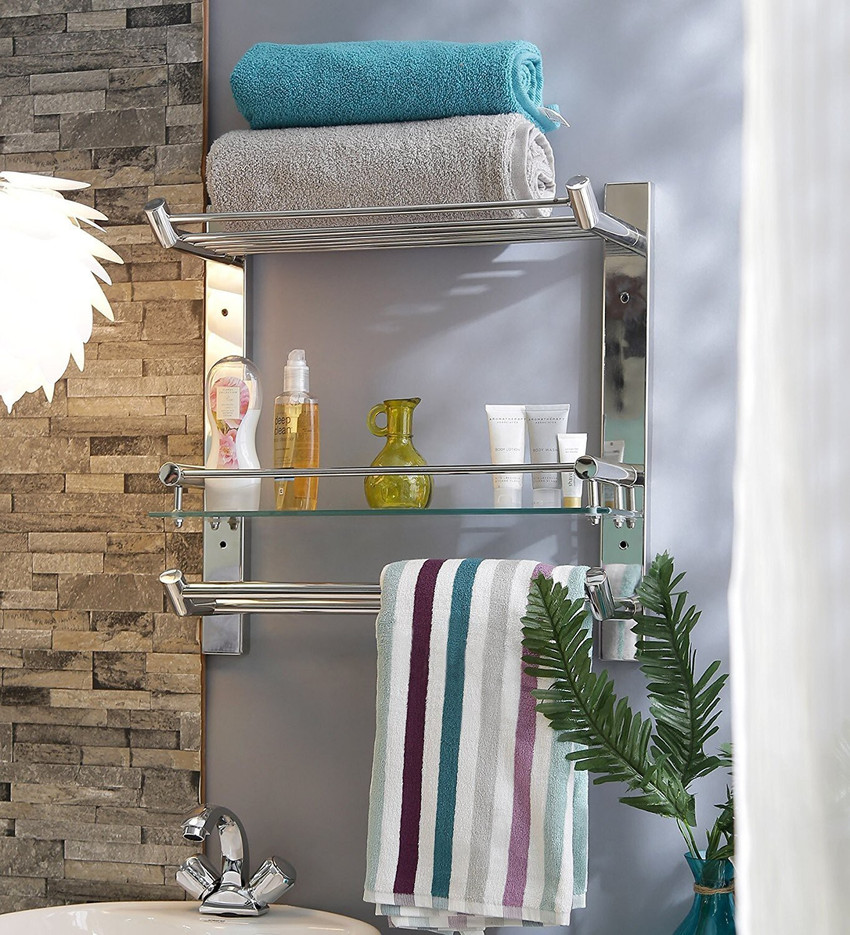 Glass towel rack shop