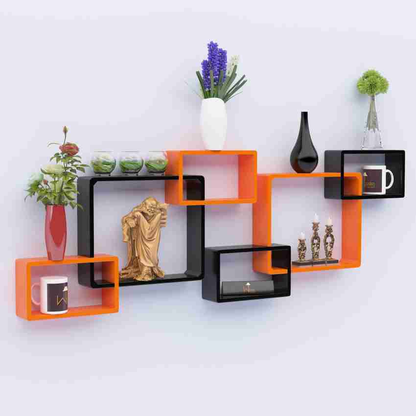 Wooden wall new arrivals shelves flipkart