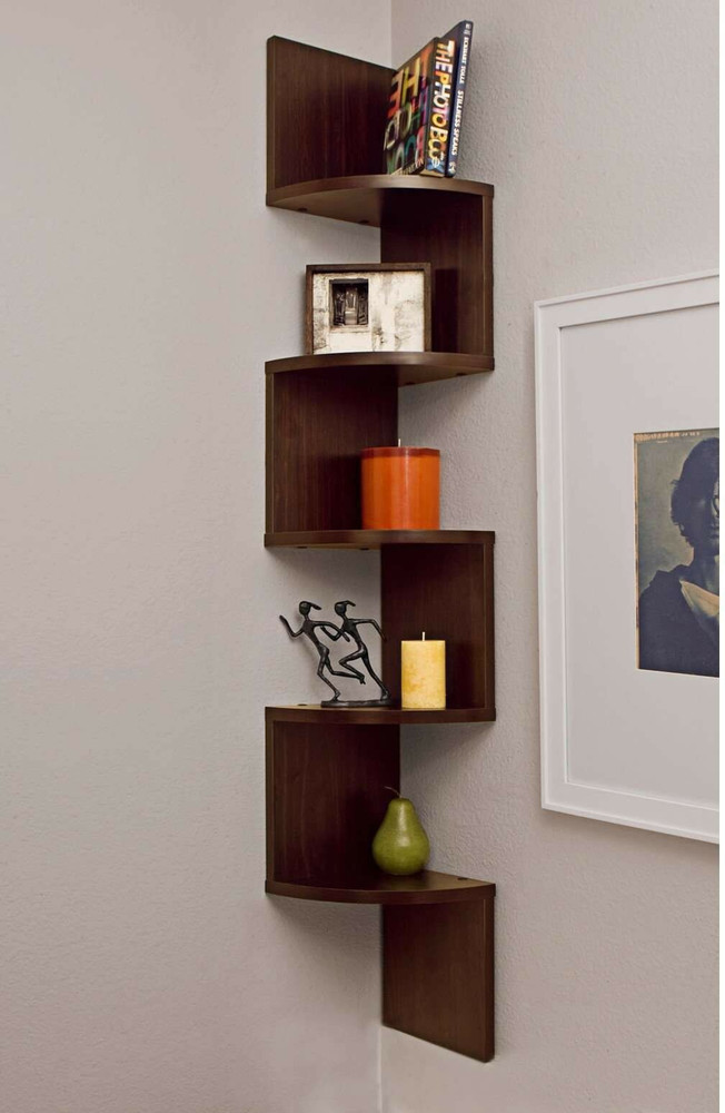 Doon Furniture House Corner Zigzag Brown MDF Medium Density Fiber Wall Shelf Price in India Buy Doon Furniture House Corner Zigzag Brown MDF Medium Density Fiber Wall Shelf online