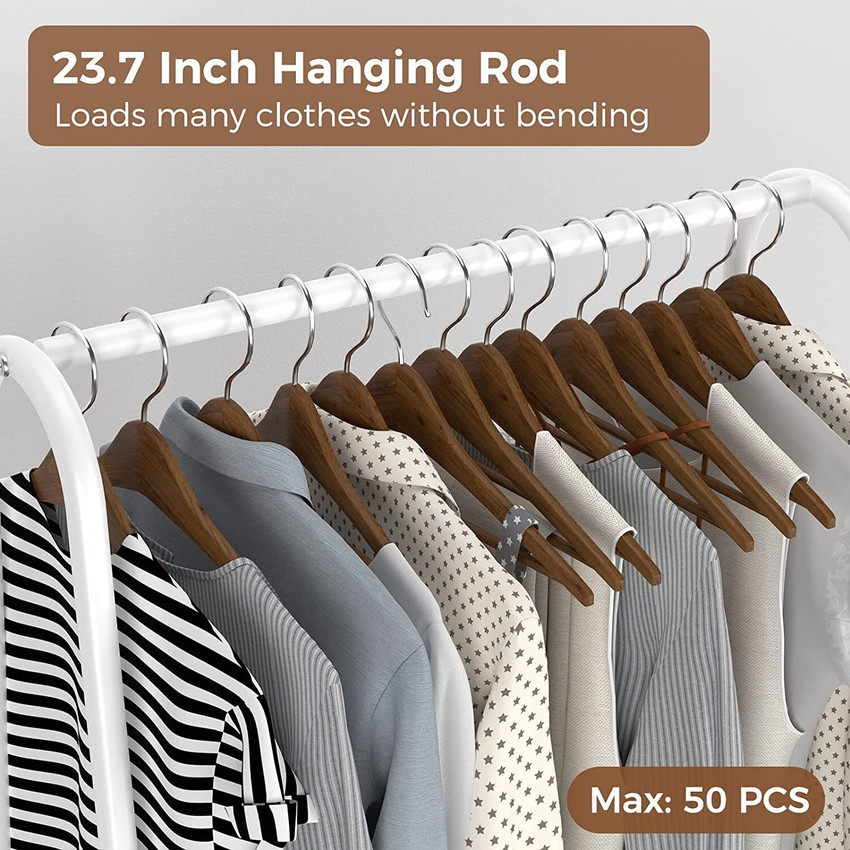 LEOPAX Heavy Duty Freestanding Clothes Garment Rack Coat Hangers