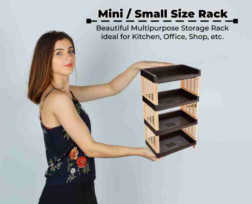 Buy SUMOWARE Viva Small Size, 4 Layer Rack for Office Multipurpose Rack, Stand