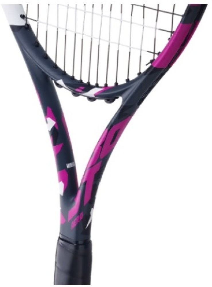 BABOLAT BOOST AERO PINK Grey Pink White Strung Tennis Racquet