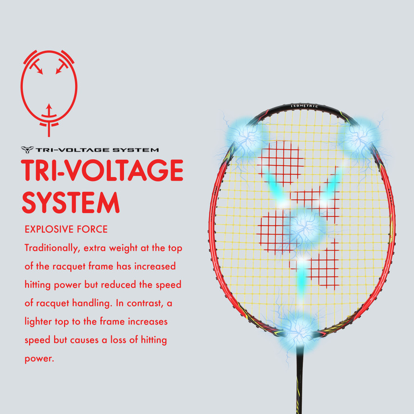YONEX Voltric LD Force Multicolor Strung Badminton Racquet