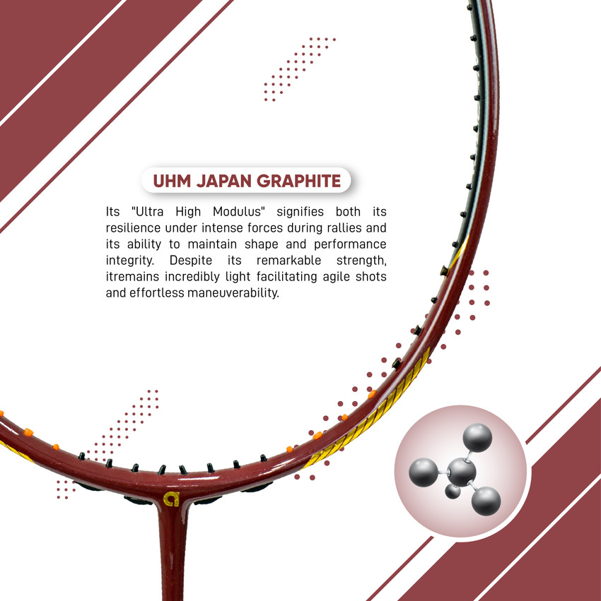 Buy apacs Z-Ziggler Reborn Max Energy & Power | 42LBS Hi-Tension | Slim  Shaft | Head Heavy Red Unstrung Badminton Racquet Online at Best Prices in  India