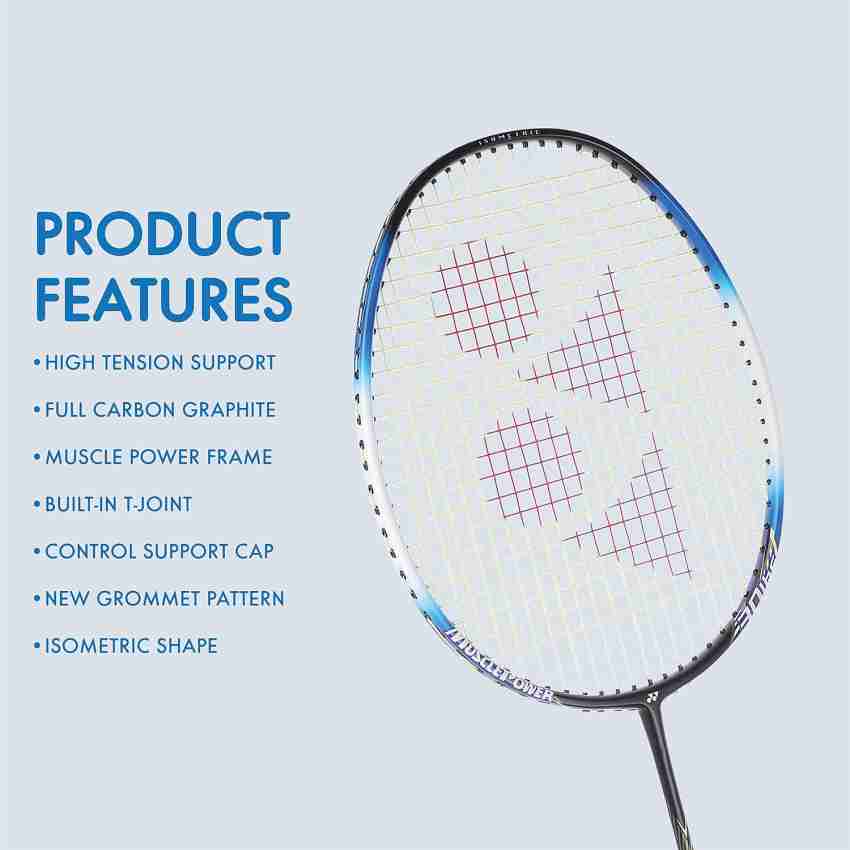 YONEX Muscle Power (Isometric Shape) Blue Strung Badminton Racquet 