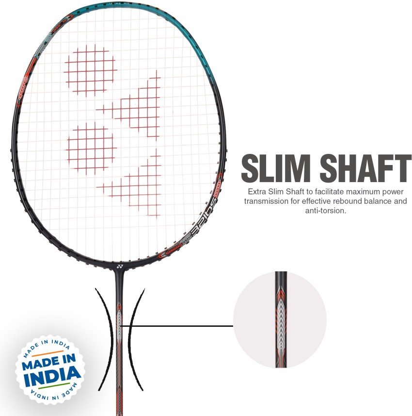 YONEX Astrox Attack 9 (Made In India, 32lbs) Green Strung Badminton Racquet