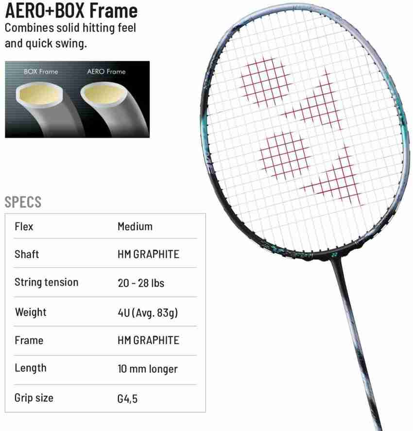 YONEX ASTROX 88D Game-4U/G5-2024Model Grey, Black Strung Badminton 