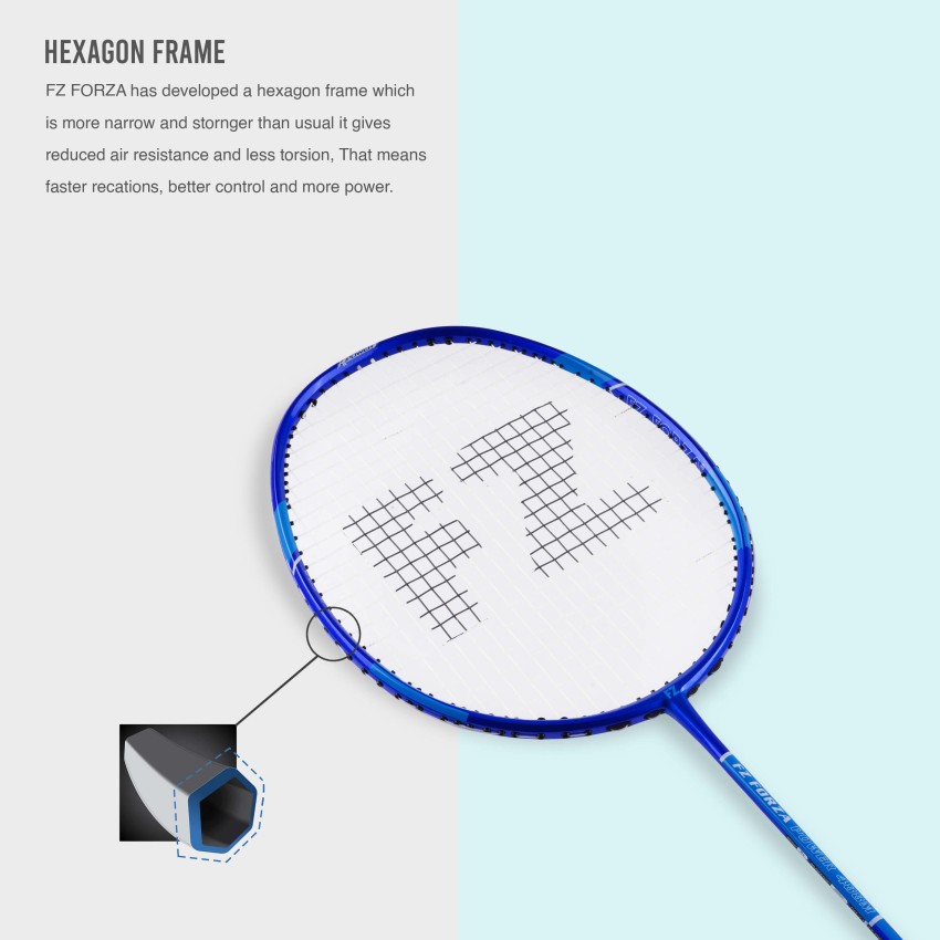 FZ FORZA Power 488 M Blue Strung Badminton Racquet - Buy FZ FORZA