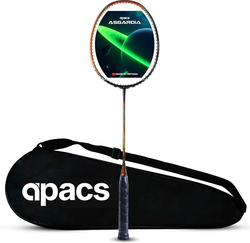 Apacs Asgardia Lite Black Orange Badminton Racket (7U)