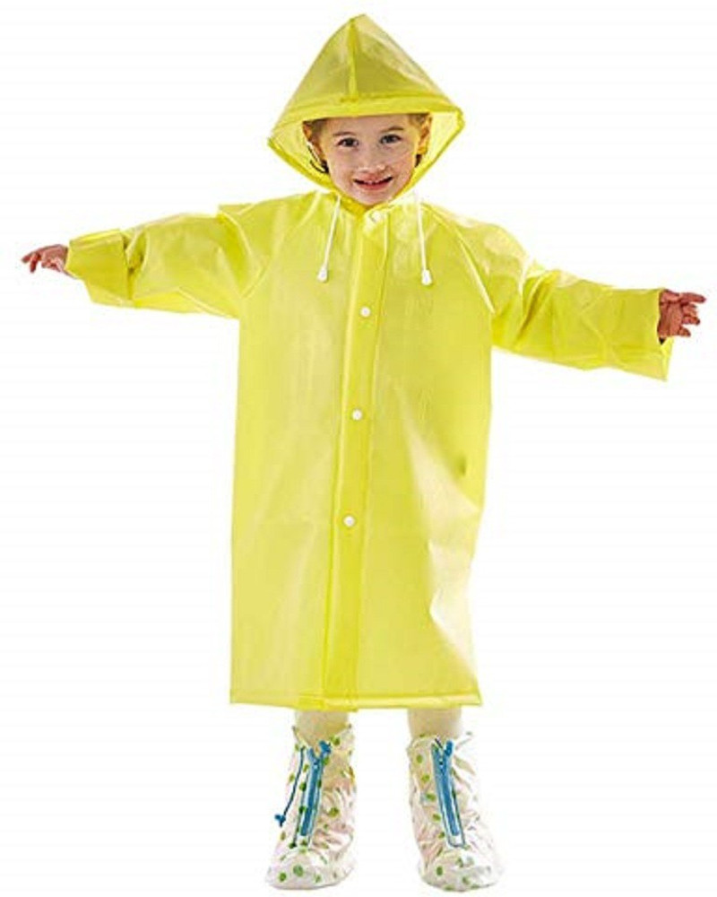 Kolva Solid Boys Girls Raincoat
