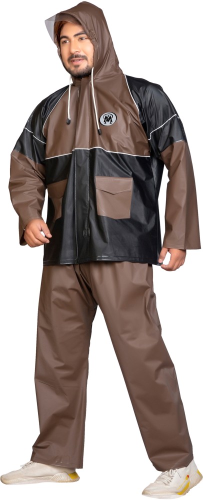 Pvc on sale raincoat mens