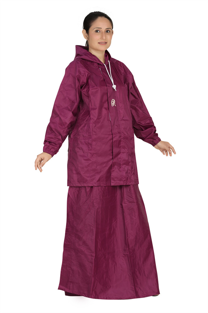 Ladies raincoat cheap with skirt