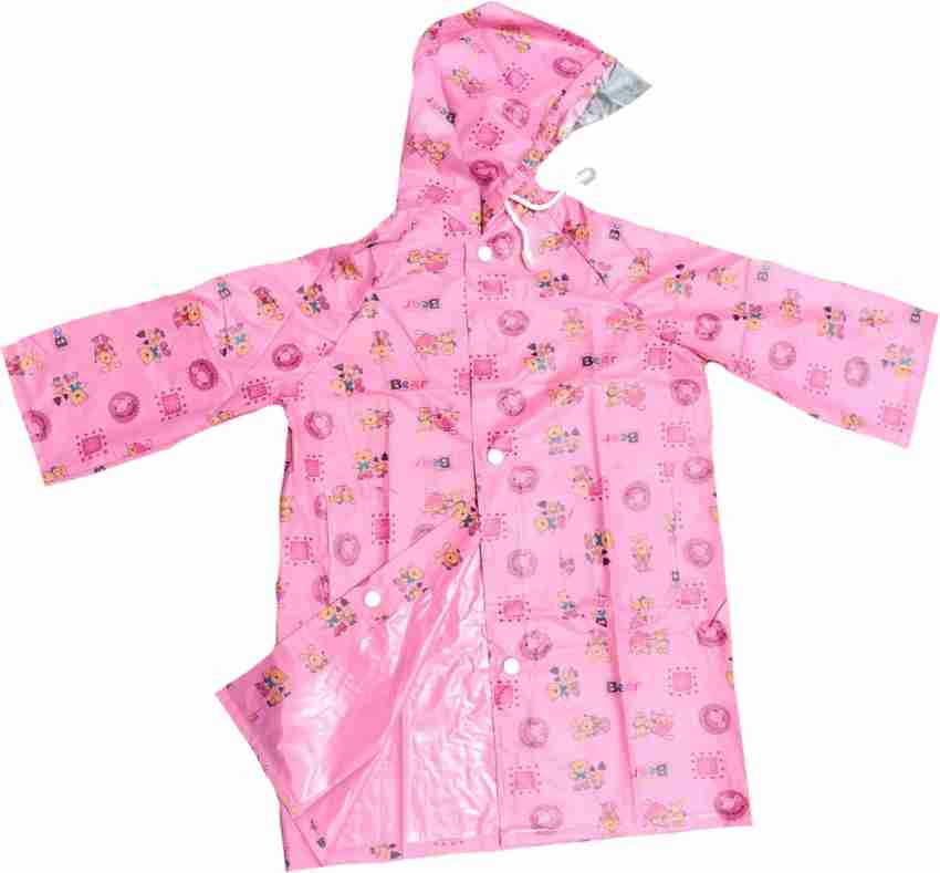 Red Hotelkalingaashok Clear Fashion Raincoat D8211K Graphic