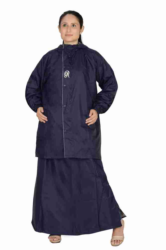 Full skirt raincoat top