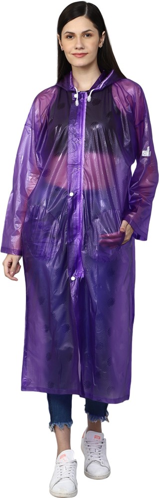 The CLOWNFISH Solid Women Raincoat - Buy The CLOWNFISH Solid Women