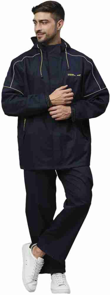 Zeel solid men's clearance raincoat