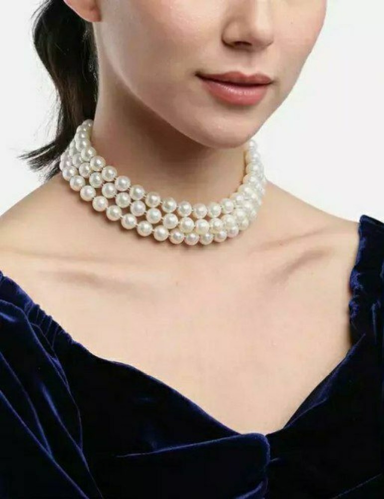 DCP ENTERPRISE Pearl Alloy Choker Price in India - Buy DCP ENTERPRISE Pearl  Alloy Choker Online at Best Prices in India