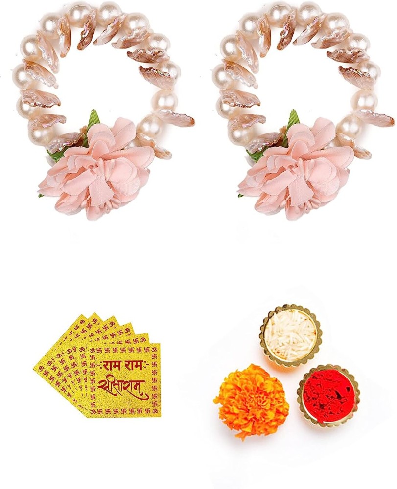 Jewelry  Pink Flower Bracelet Pair  Poshmark