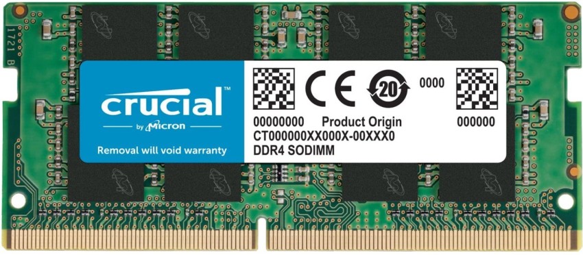 16GB DDR4-3200 SODIMM Crucial CT16G4SFS832A Equivalent Laptop Memory RAM