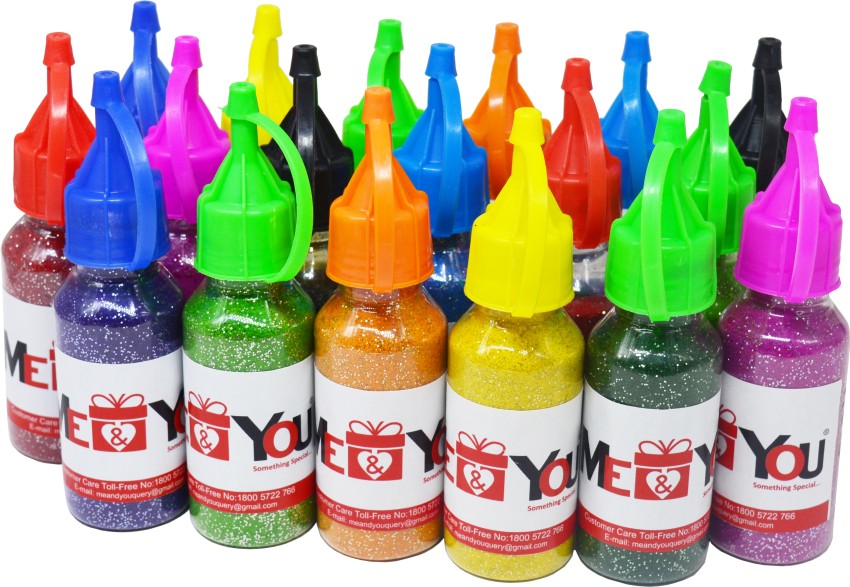 Buy Ascension Rangoli Color In Easy Squeeze Bottle (Pack of 5