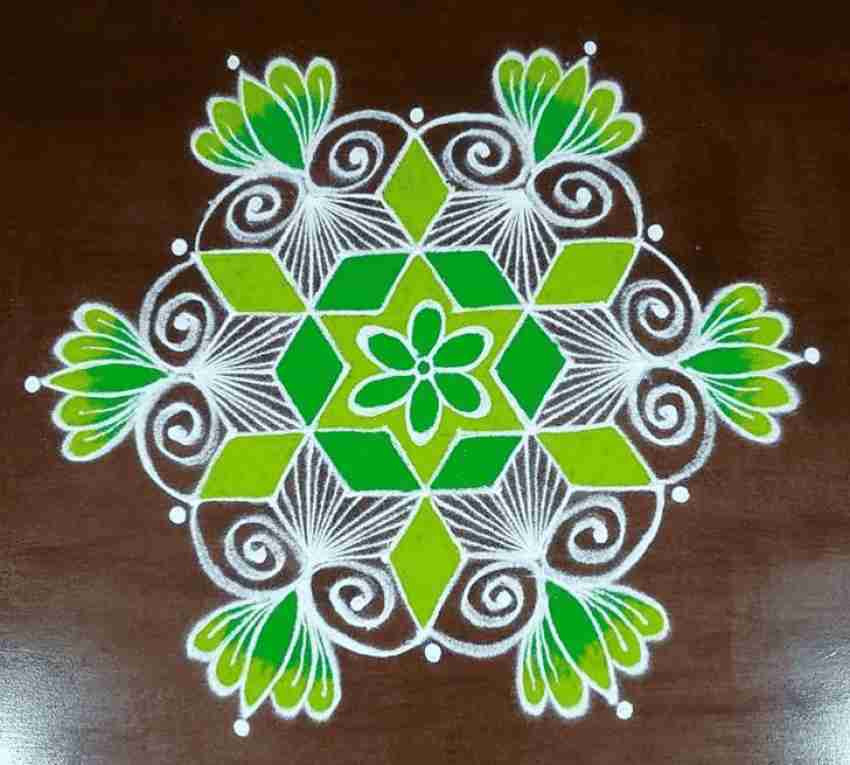 BRIGHT BLOOM Pack of 5 Rangoli Powder Price in India - Buy BRIGHT BLOOM  Pack of 5 Rangoli Powder online at