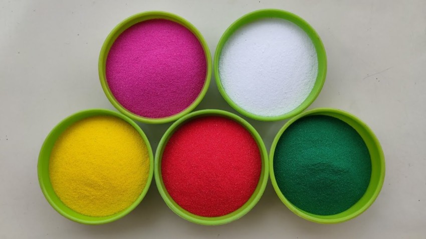 BRIGHT BLOOM Pack of 5 Rangoli Powder Price in India - Buy BRIGHT