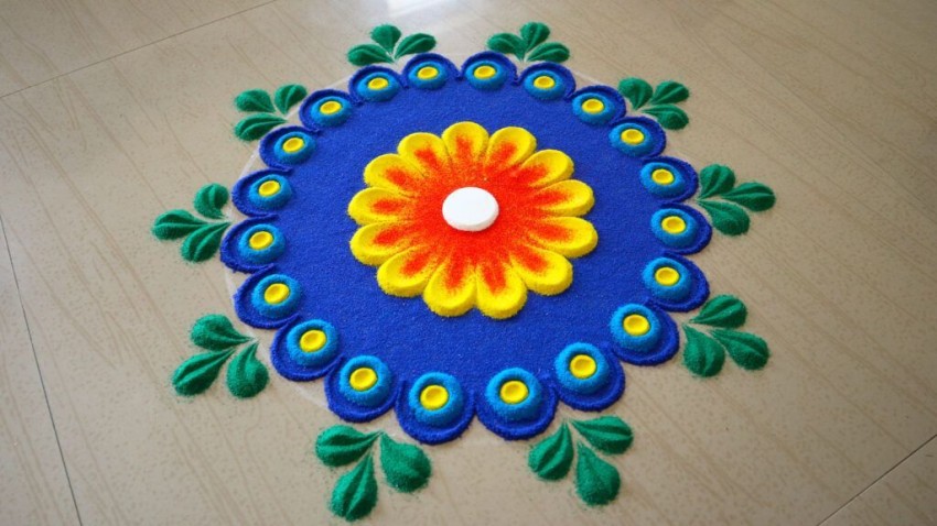 BRIGHT BLOOM Pack of 5 Rangoli Powder Price in India - Buy BRIGHT BLOOM  Pack of 5 Rangoli Powder online at