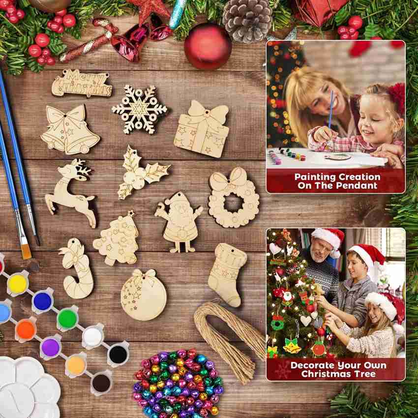 Printfry 100PCS Wooden Christmas Ornaments - Wood Ornaments for Crafts  Unfinished Rangoli Stencil Price in India - Buy Printfry 100PCS Wooden  Christmas Ornaments - Wood Ornaments for Crafts Unfinished Rangoli Stencil  online