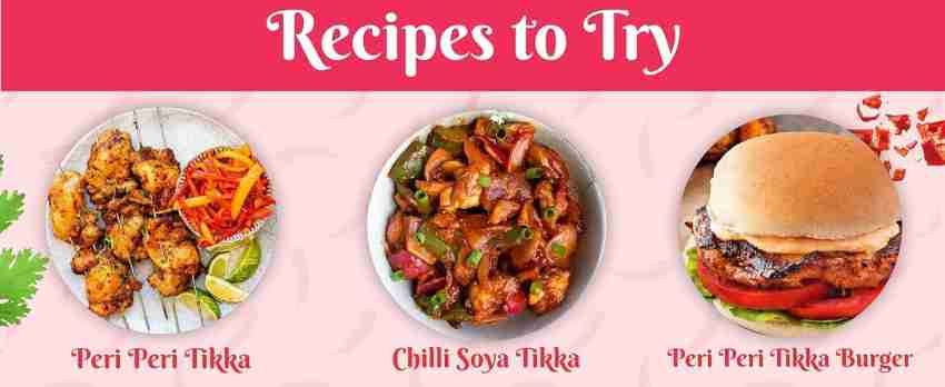 Desi Treat Peri Peri Soya Tikka (Ready to Cook) 800 g Price in India - Buy Desi  Treat Peri Peri Soya Tikka (Ready to Cook) 800 g online at