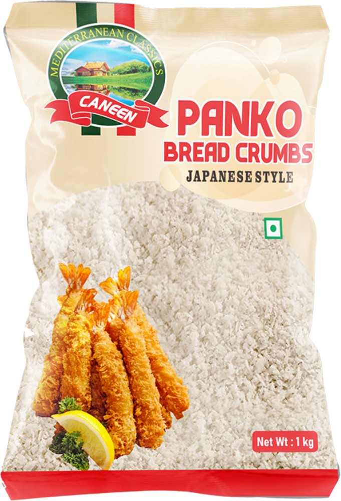 caneen Panko Bread Crumbs | For crunchy snaking | 1 KG Pack of 1