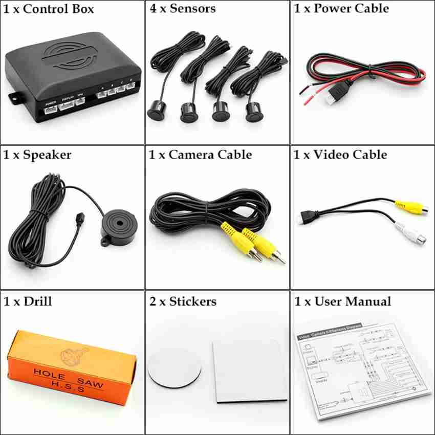 Parking sensor shop with camera