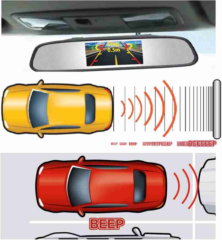 Reverse parking sensor online with camera