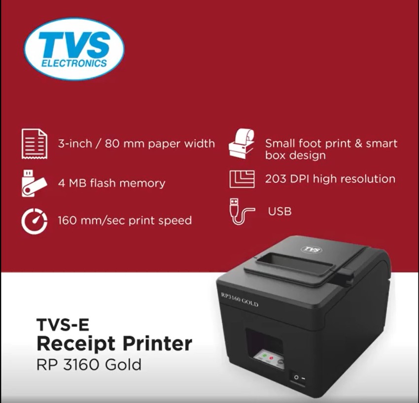 RP 3160 Gold  Thermal Receipt Printer - TVS Electronics