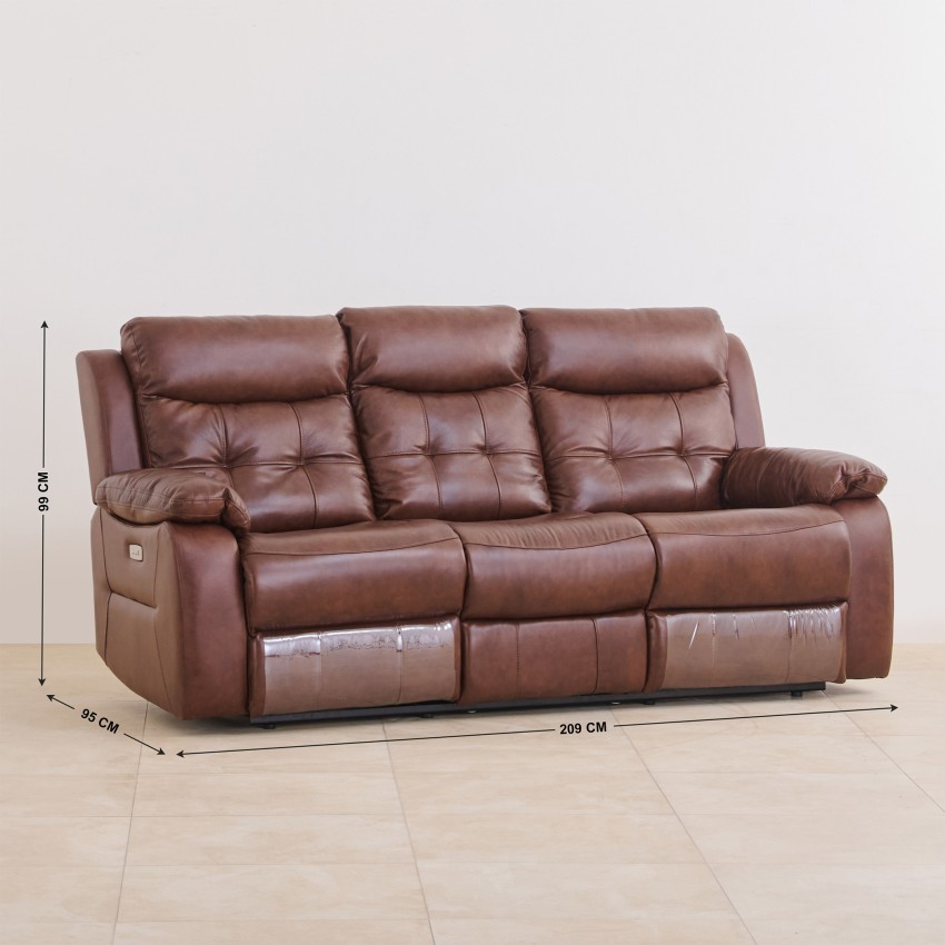 Home Centre Half leather Powered Recliner Price in India Buy