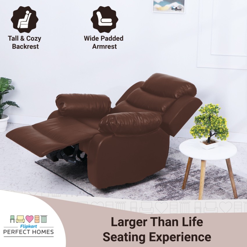 Flipkart Perfect Homes Leatherette Manual Recliner Price in India