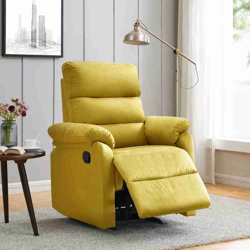 Yellow shop recliner chair
