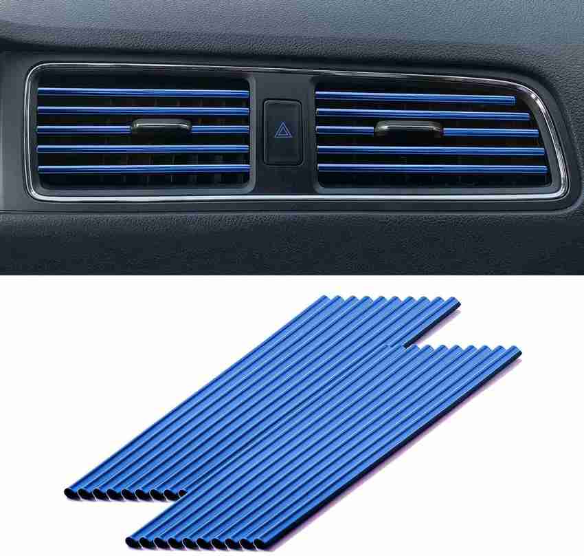 FLOSTRAIN Car Accessories AUTO Colorful Air Conditioner Air Outlet