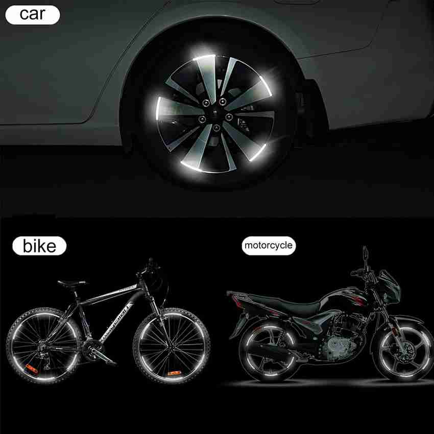 Bike wheel reflective tape store