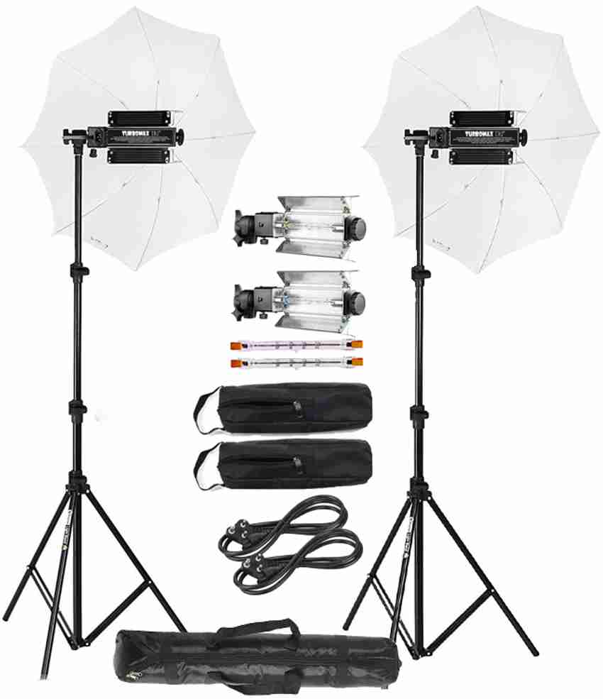 turbomax Porta Light with 9feet Light Stand Umbrella for