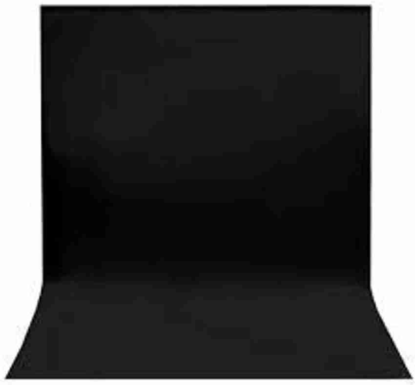 ZuriKrisha 6X8 Ft Black Backdrop For Photography VFX Editing