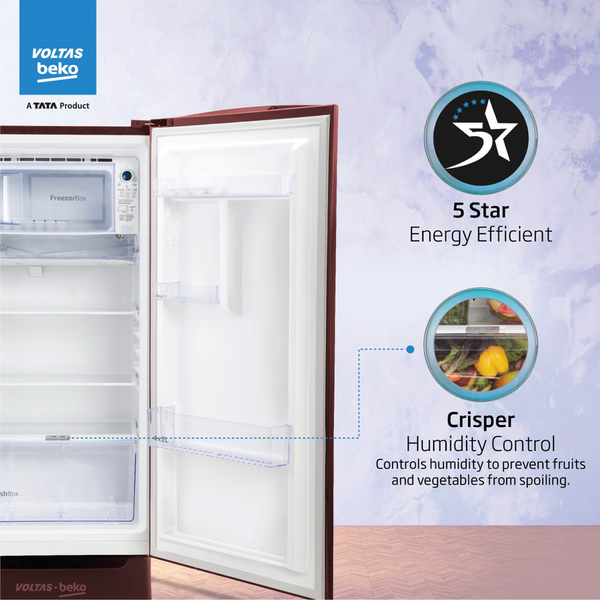 Voltas refrigerator 5 hot sale star
