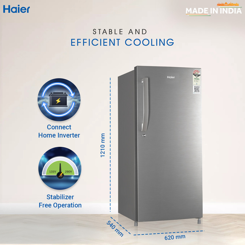 Haier 190 L Direct Cool Single Door 4 Star Refrigerator Online at