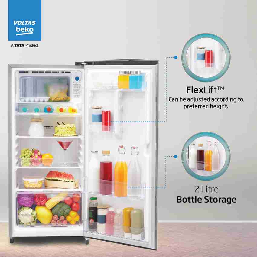 Voltas Beko 183 L Direct Cool Single Door 2 Star Refrigerator Online at Best Price in India Flipkart