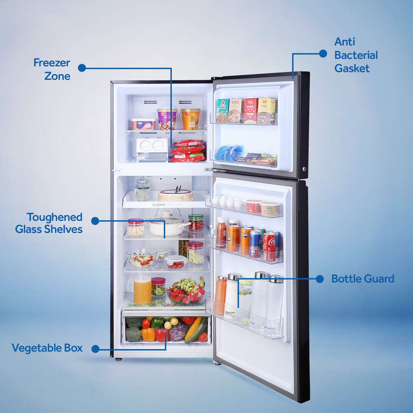 Haier refrigerator 345 hotsell ltr glass door