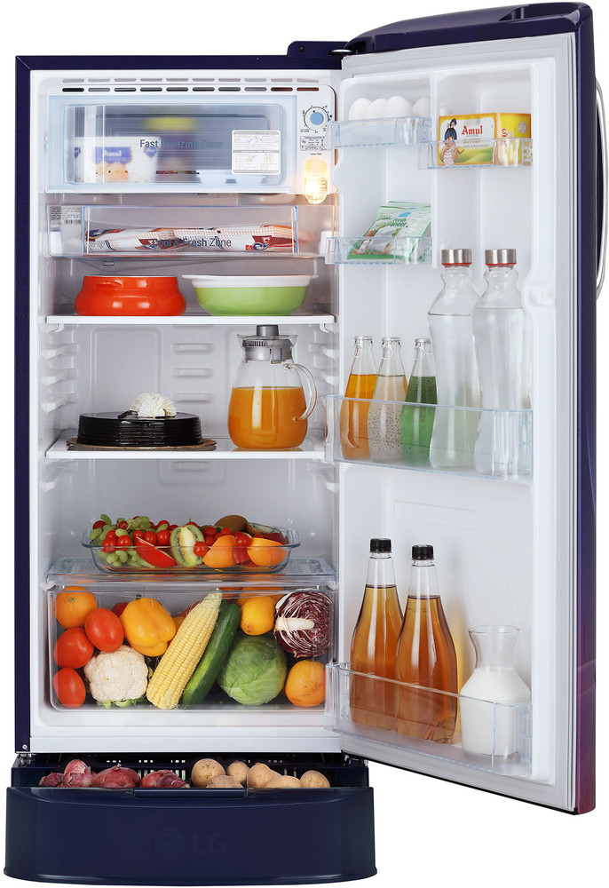 Lg 190l single door refrigerator 4 star discount