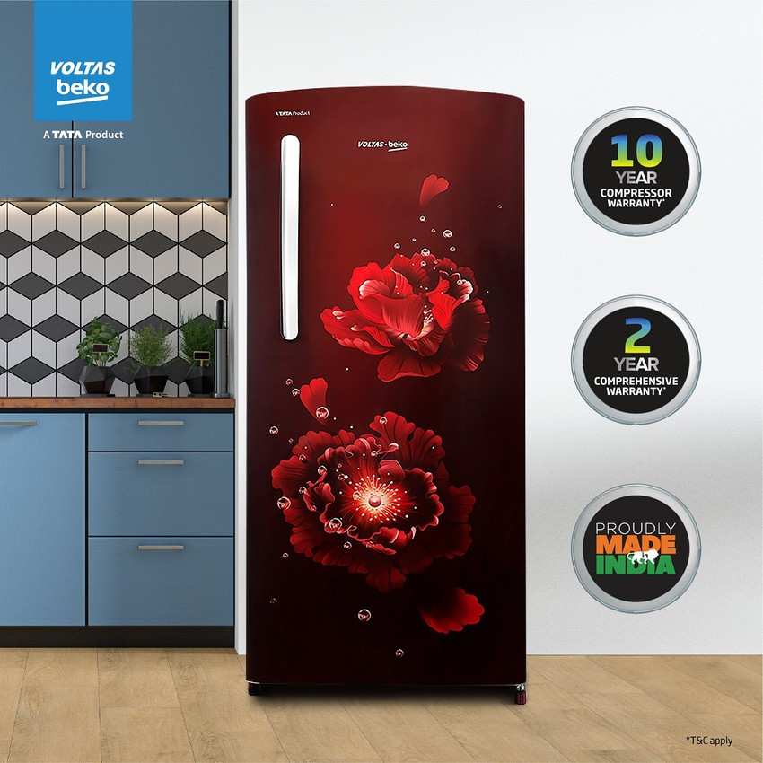 Voltas Beko by A Tata Product 200 L Direct Cool Single Door 4 Star