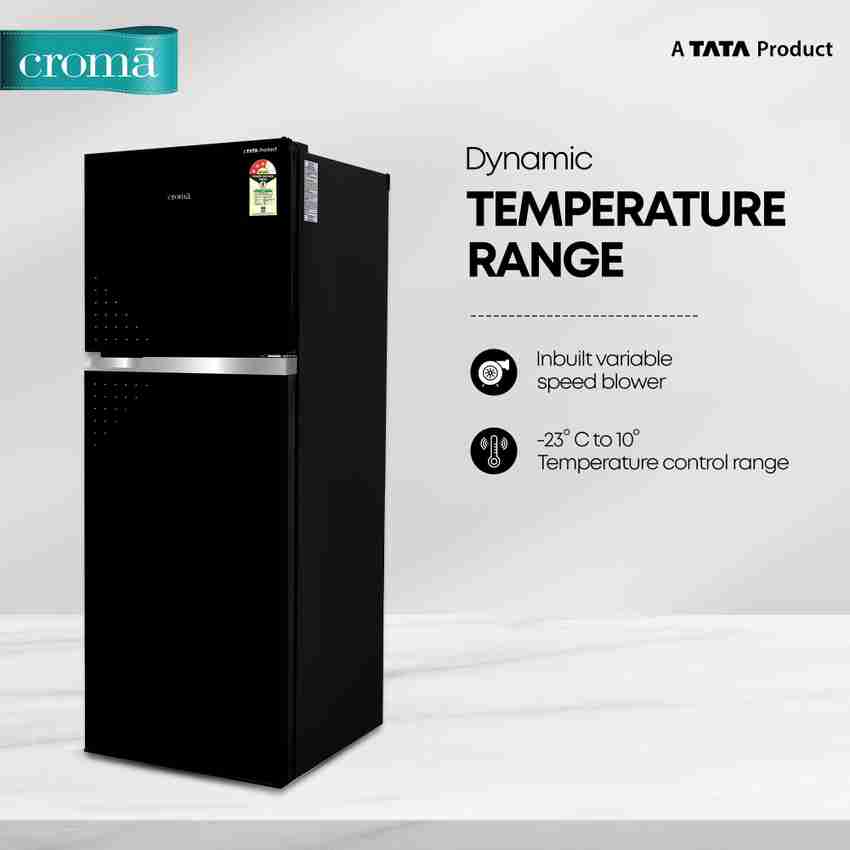 Croma 259 L Frost Free Double Door 3 Star Refrigerator Online at