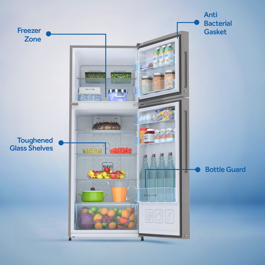 Haier 3 star refrigerator double door top