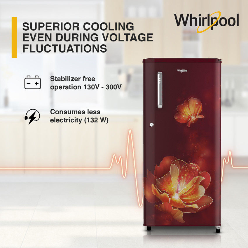 Whirlpool 180 ltr refrigerator outlet wattage