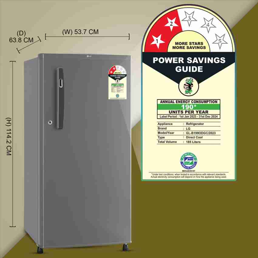 Lg fridge energy shop consumption